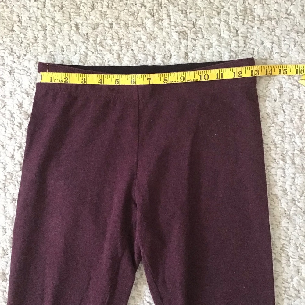Garage Burgundy Leggings - Picture 3 of 4